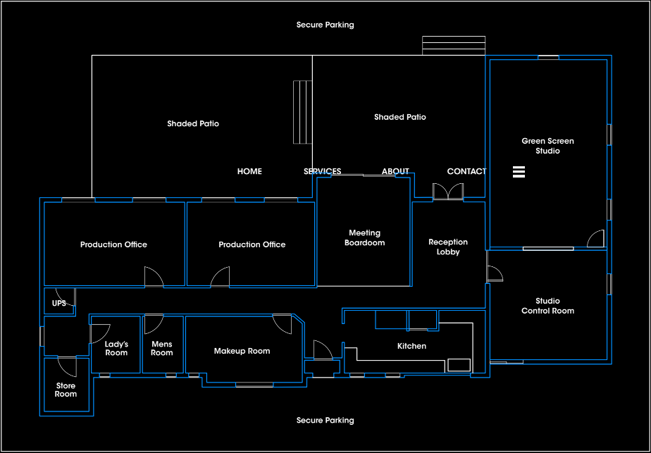 Studio Floor Plan Detail View